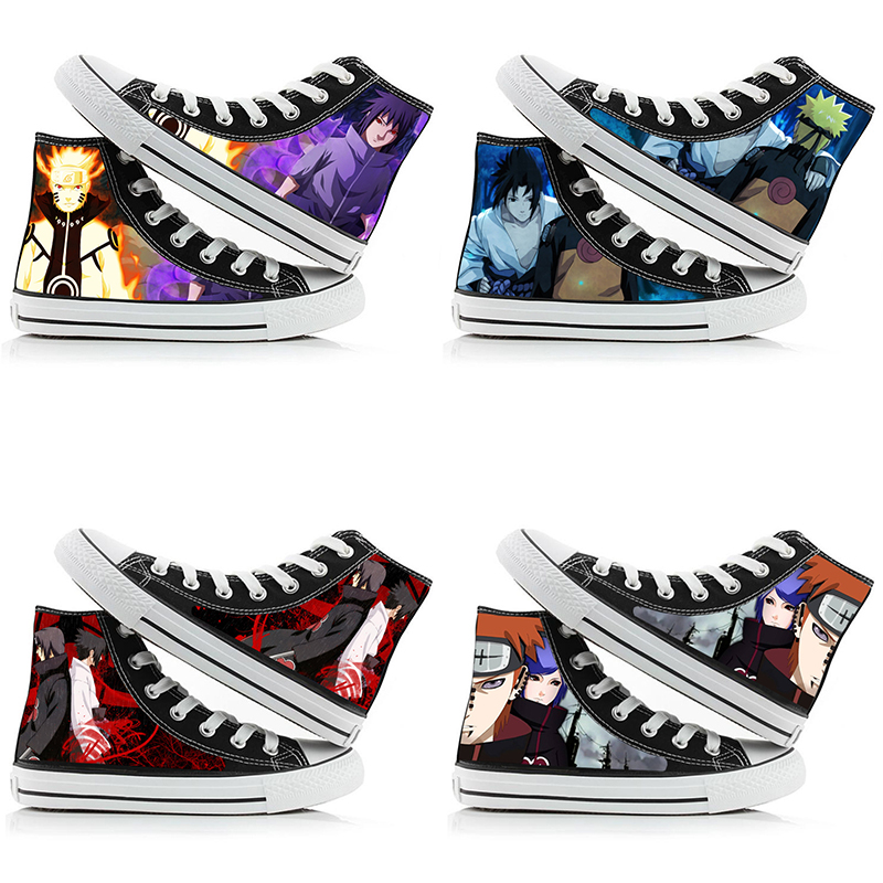 Anime Cosplay Ideas For Women - Scarpe di tela alte Naruto Uzumaki