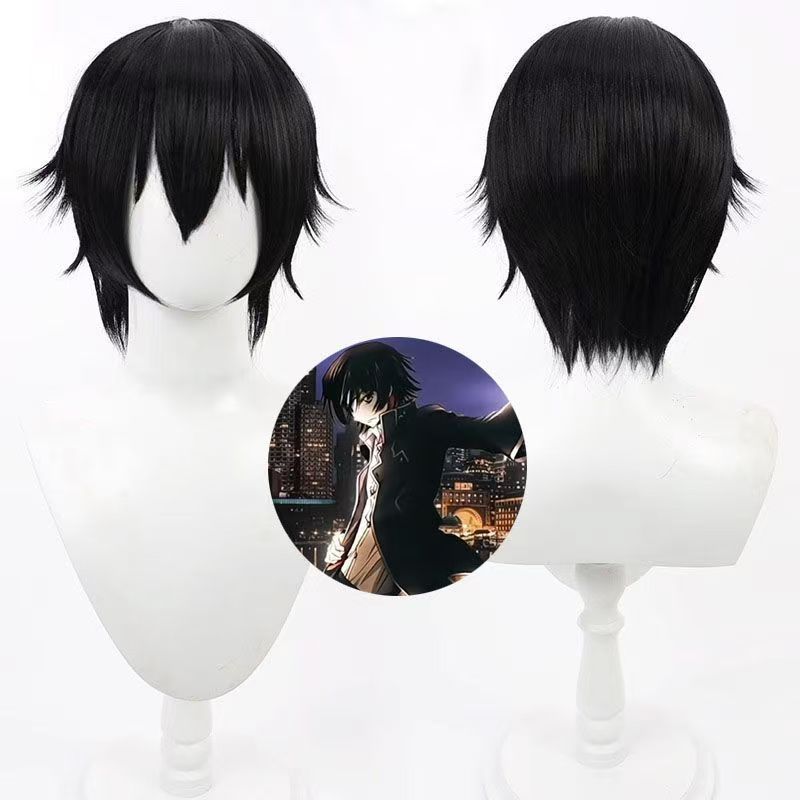 Cosplay Anime Online - Parrucca cosplay Anime Lelouch Lamperouge, corta,