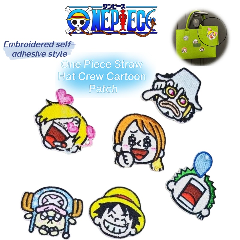 Anime Cosplay For Couples - Patch in tessuto One Piece Straw