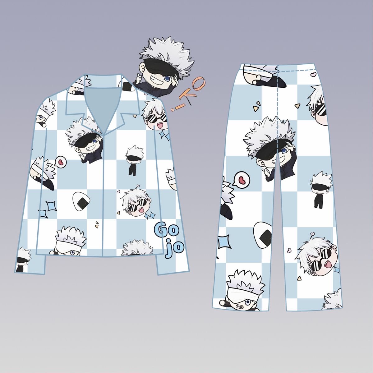 Anime Cosplay For Couples - Jujutsu Battle Pain Clothes Gojo Gojo