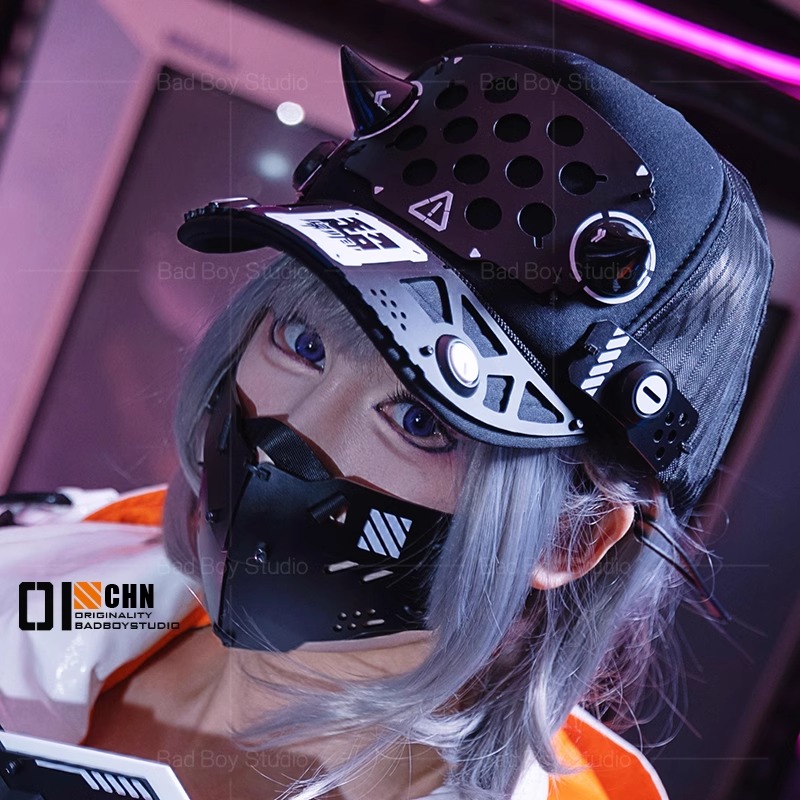 Anime Cosplay With Mask - 2025 Gioco Cyberpunk Maschera Cosplay Accessori