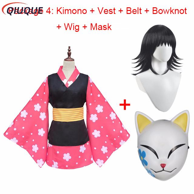 Makomo Costume Cosplay Kimono  - Anime Cosplay With Mask recensione e prezzo