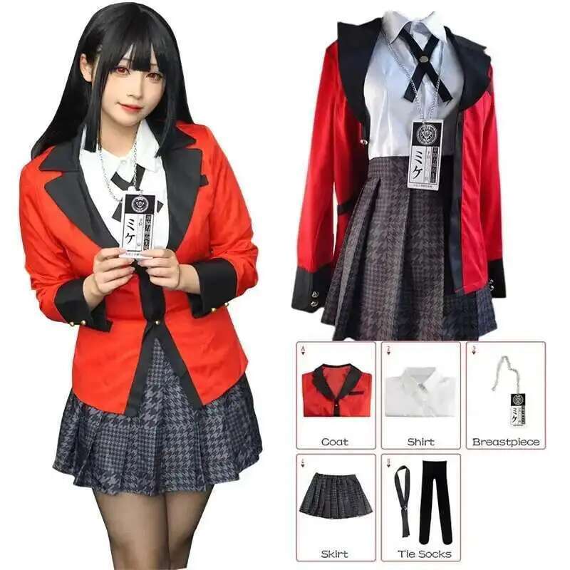 Anime Kakegurui Jabami Yumeko  - Anime Cosplay Kakegurui recensione e prezzo