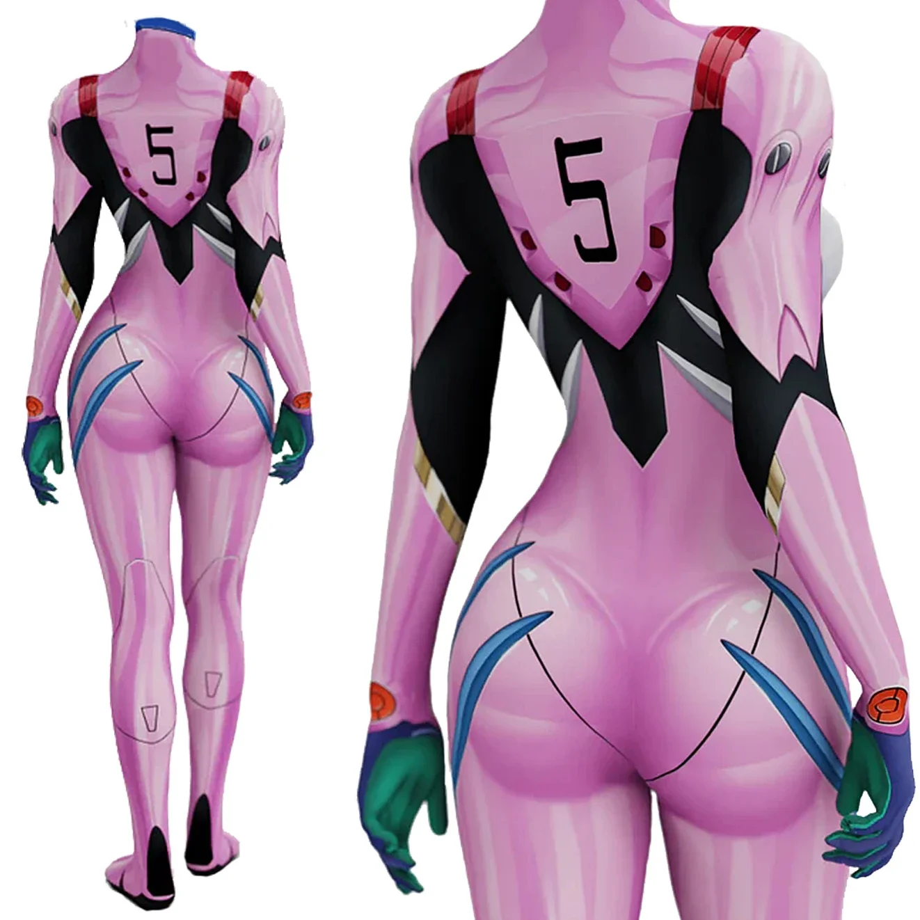 Anime EVA 05 Makinami Costume  - Anime Cosplay Girls recensione e prezzo