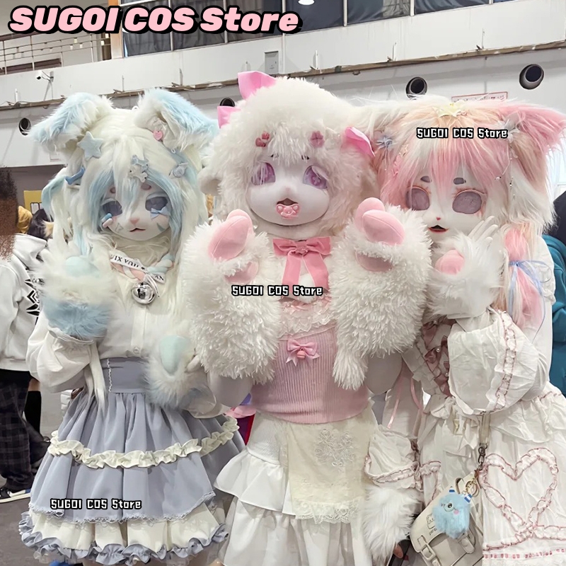 aBcSCS*Fursuit Head Kigurumi M - Anime Cosplay With Mask recensione e prezzo