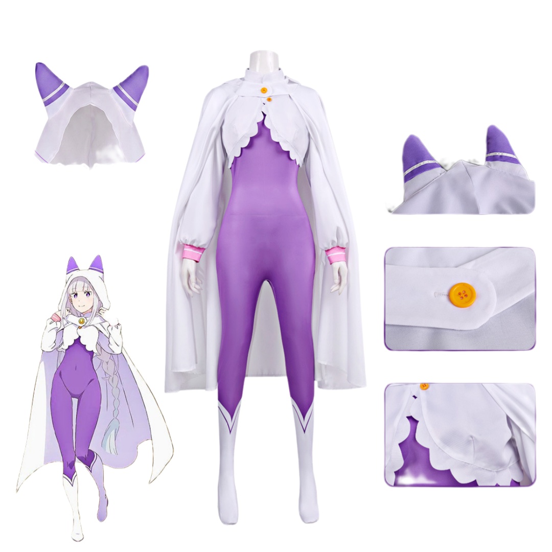 Costume Cosplay Re Zero Emilia - Anime Cosplay Re Zero recensione e prezzo