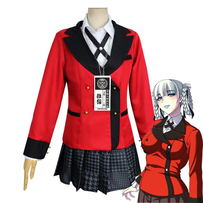 Costume Cosplay Jabami Yumeko, - Anime Cosplay Kakegurui recensione e prezzo